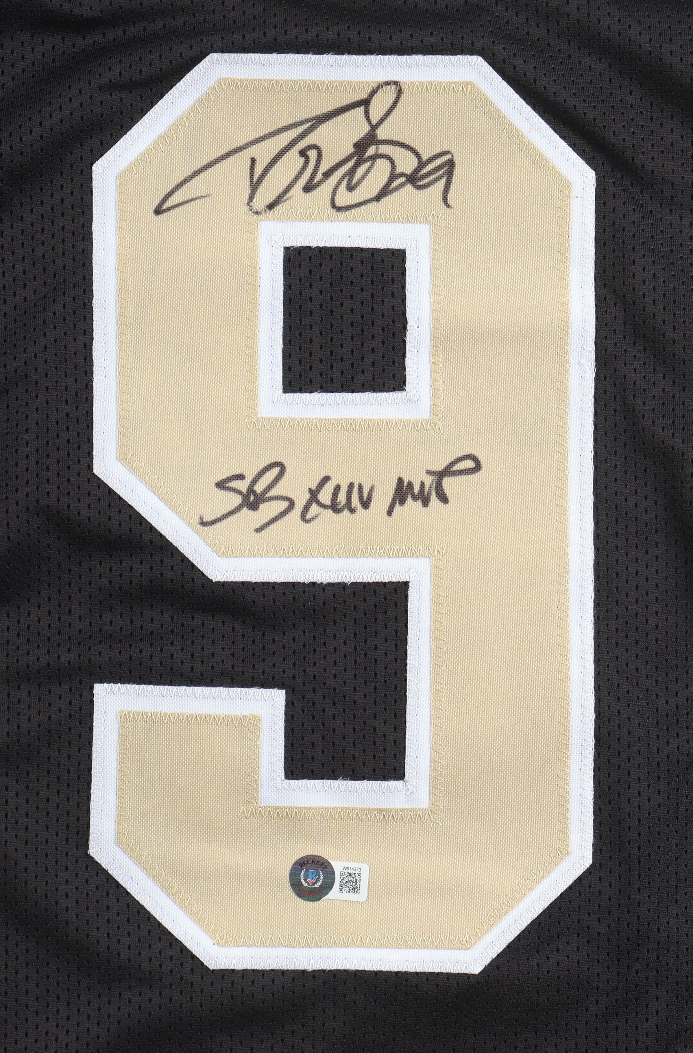 Drew Brees Signed Jersey Inscribed "SB XLIV MVP" (Beckett) at PristineAuction.com Drew Brees Signed Jersey Inscribed "SB XLIV MVP" (Beckett) at PristineAuction.com