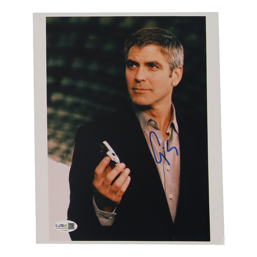 George Clooney Signed "Ocean's Eleven" 8x10 Photo (JSA) at PristineAuction.com George Clooney Signed "Ocean's Eleven" 8x10 Photo (JSA) at PristineAuction.com