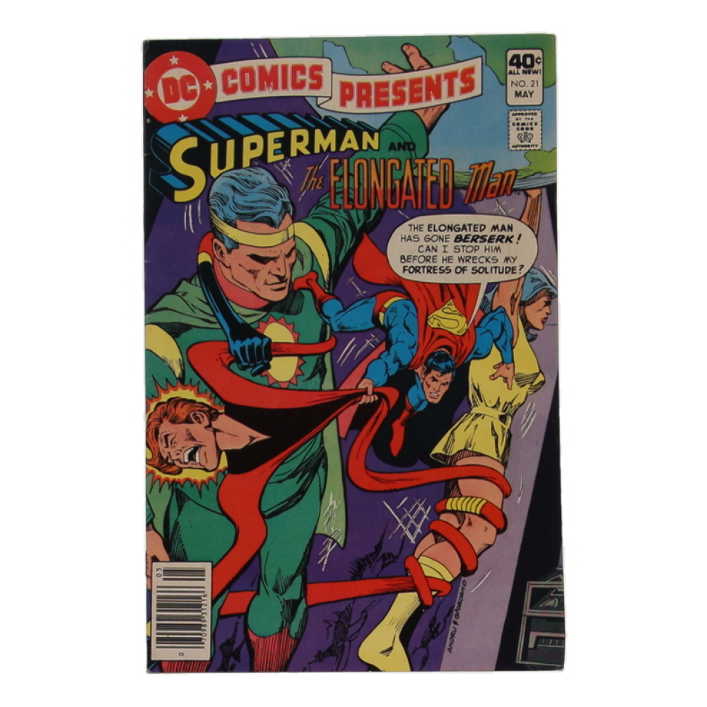 1980 "DC Comics Presents: Superman and the Elongated Man" #21 DC Comic Book at PristineAuction.com