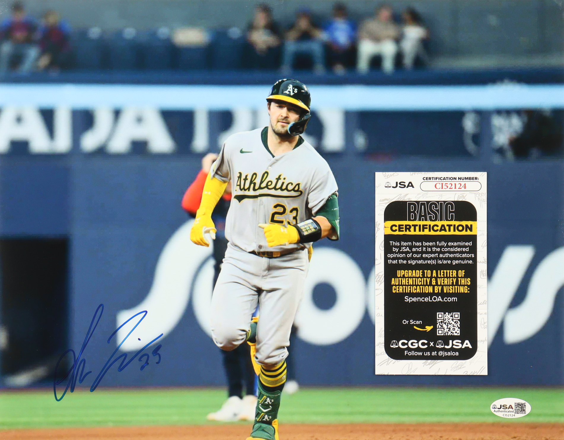 Shea Langeliers Signed Athletics 11x14 Photo (JSA) at PristineAuction.com Shea Langeliers Signed Athletics 11x14 Photo (JSA) at PristineAuction.com