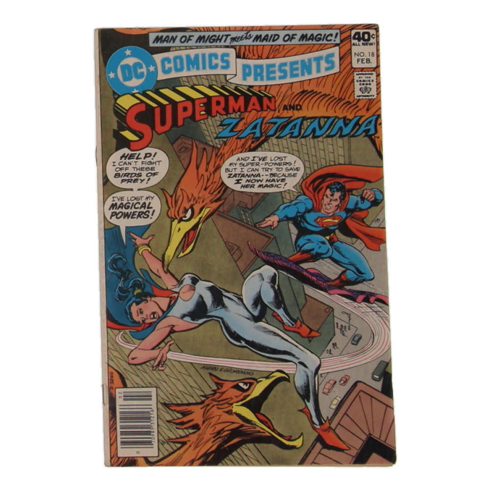 1980 "DC Comics Presents: Superman and Zatanna" #18 DC Comic Book at PristineAuction.com