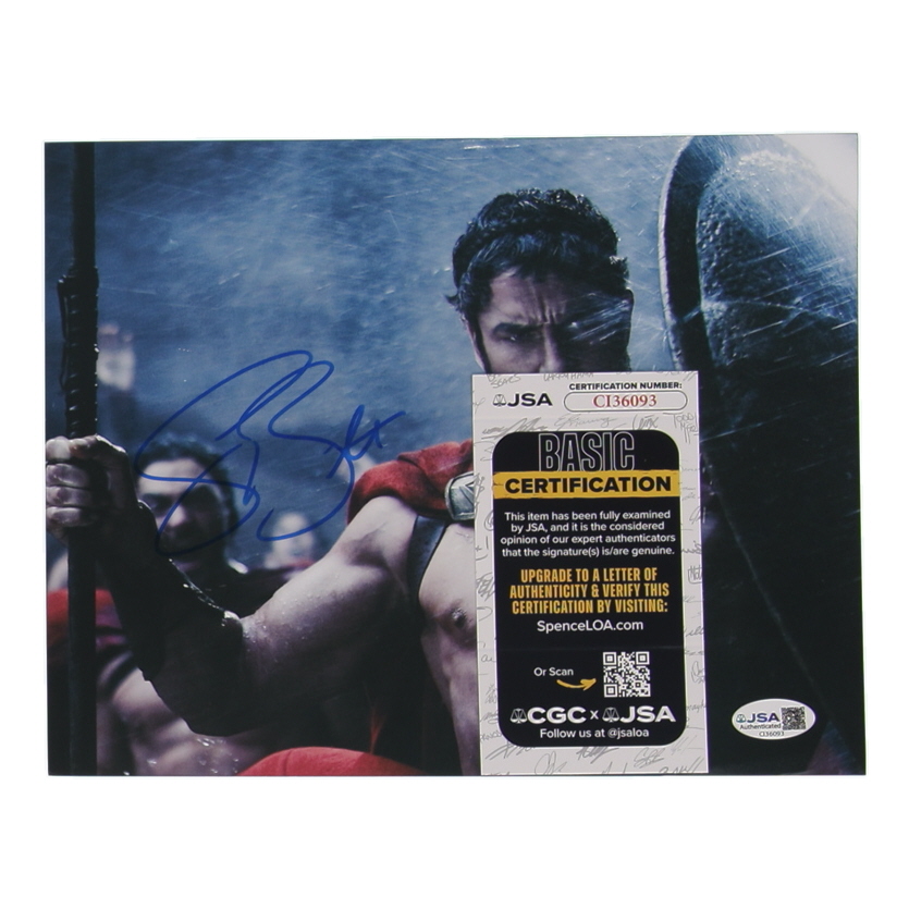 Gerard Butler Signed "300" 8x10 Photo (JSA) at PristineAuction.com Gerard Butler Signed "300" 8x10 Photo (JSA) at PristineAuction.com