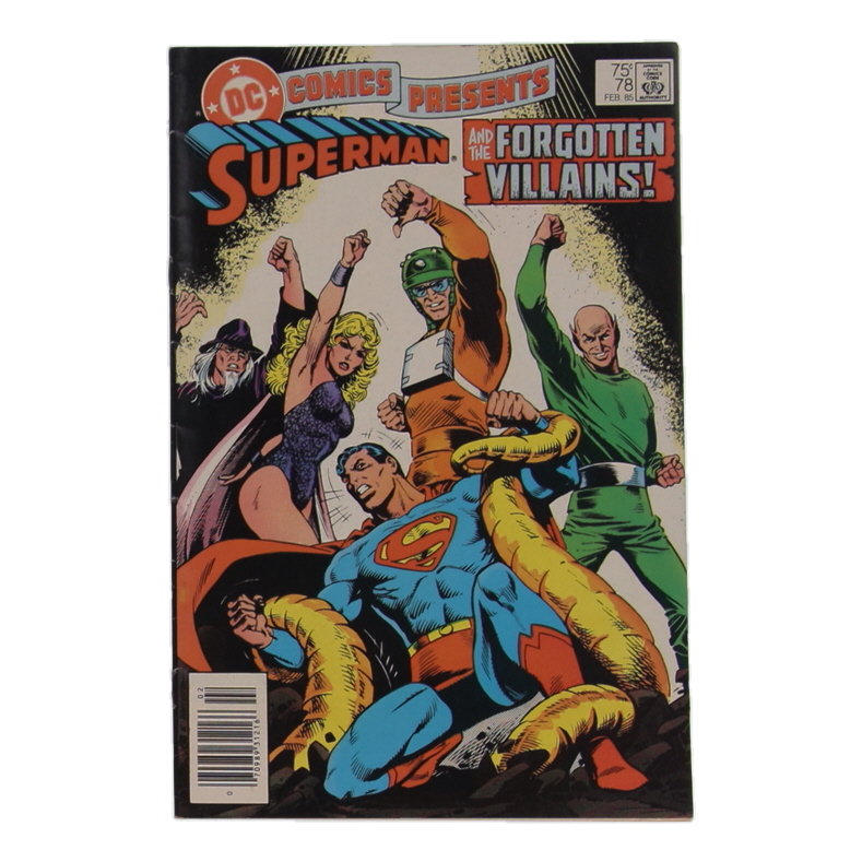 1985 "DC Comics Presents: Superman and the Forgotten Villains" #78 DC Comic Book at PristineAuction.com 1985 "DC Comics Presents: Superman and the Forgotten Villains" #78 DC Comic Book at PristineAuction.com