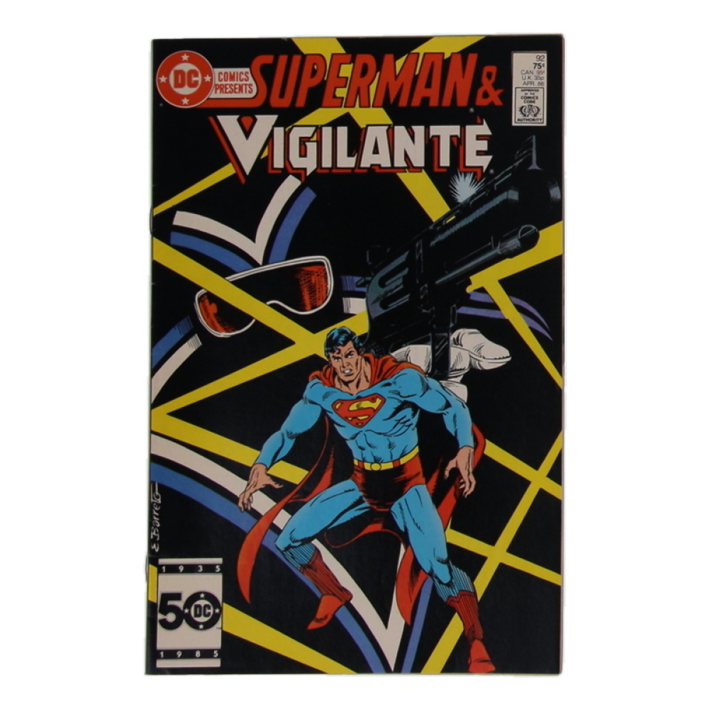 1986 "DC Comics Presents: Superman and Vigilante" #92 DC Comic Book at PristineAuction.com