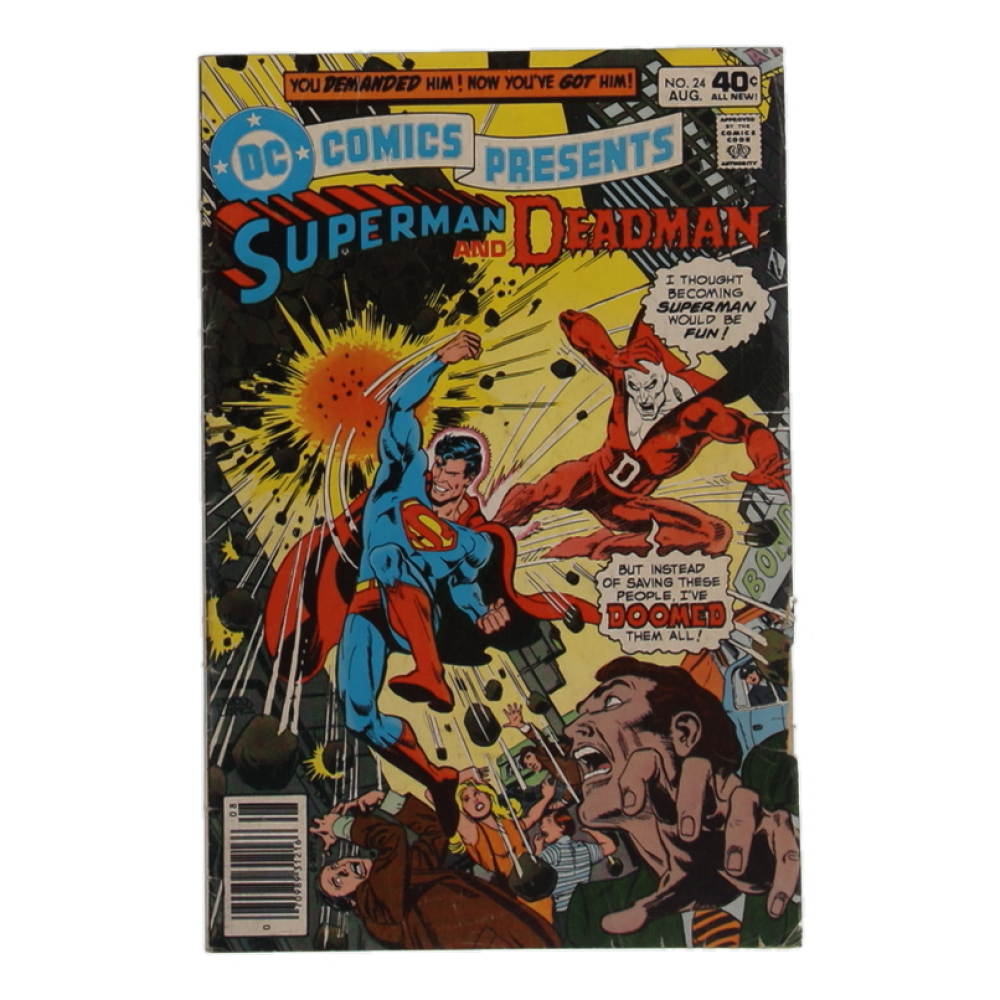 1980 "DC Comics Presents: Superman and Deadman" #24 DC Comic Book at PristineAuction.com