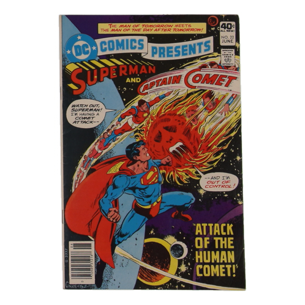 1980 "DC Comics Presents: Superman and Captain Comet" #22 DC Comic Book at PristineAuction.com