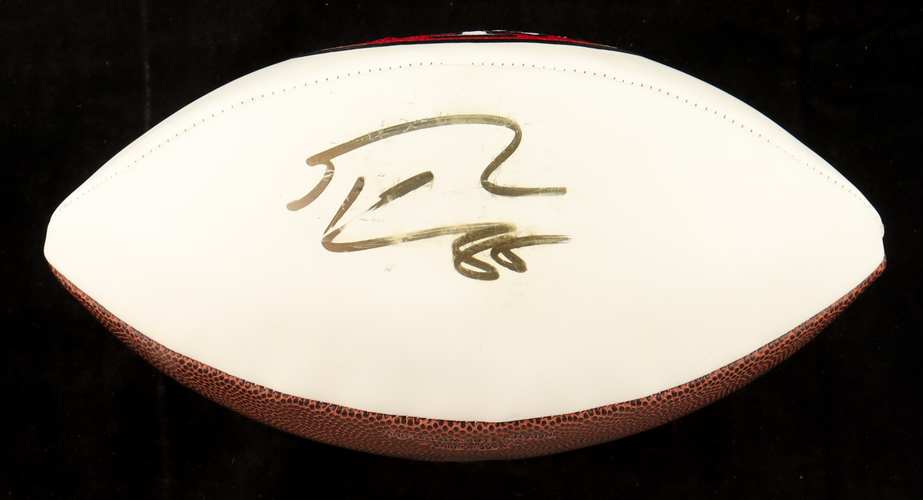 George Kittle Signed 49ers Logo Football (Beckett) at PristineAuction.com George Kittle Signed 49ers Logo Football (Beckett) at PristineAuction.com