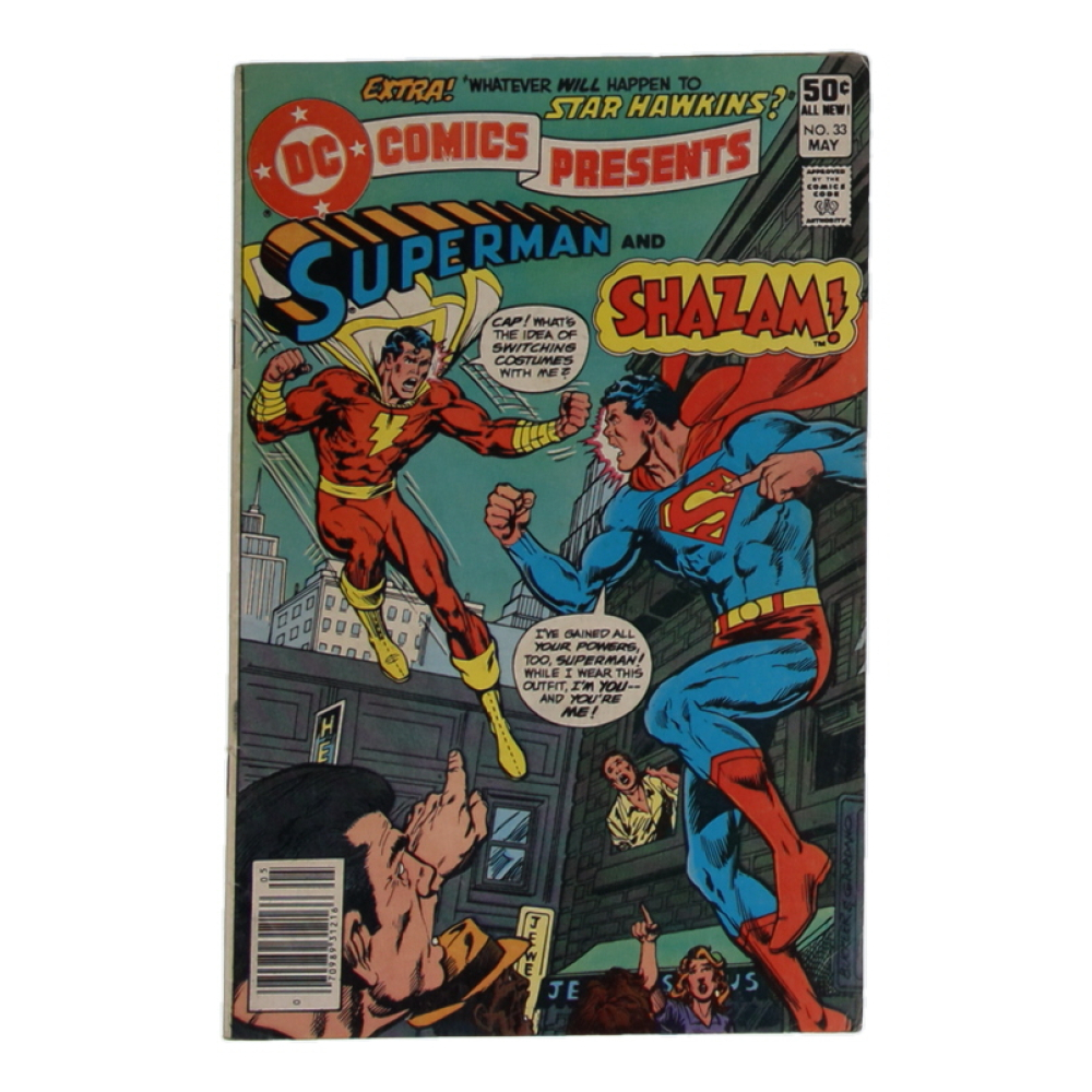 1981 "DC Comics Presents: Superman and Shazam" #33 DC Comic Book at PristineAuction.com