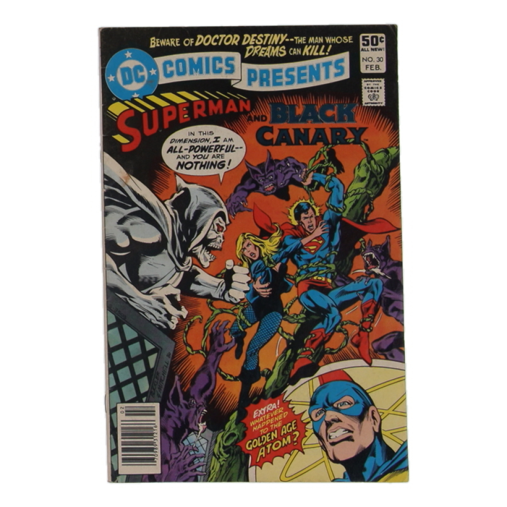 1981 "DC Comics Presents: Superman and Black Canary" #30 DC Comic Book at PristineAuction.com
