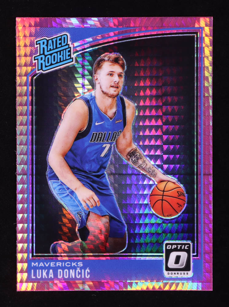 Luka Doncic 2018-19 Donruss Optic Hyper Pink #177 RR RC