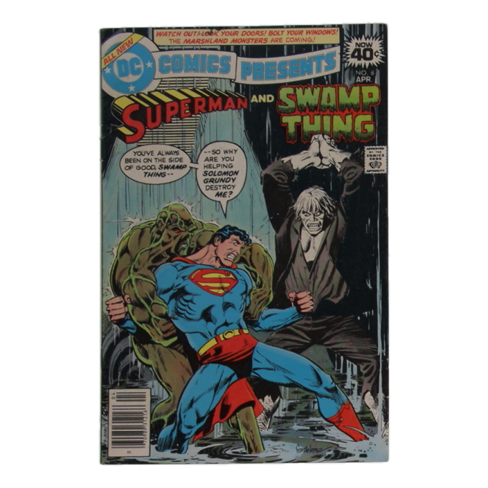 1979 "DC Comics Presents: Superman and Swamp Thing" #8 DC Comic Book at PristineAuction.com