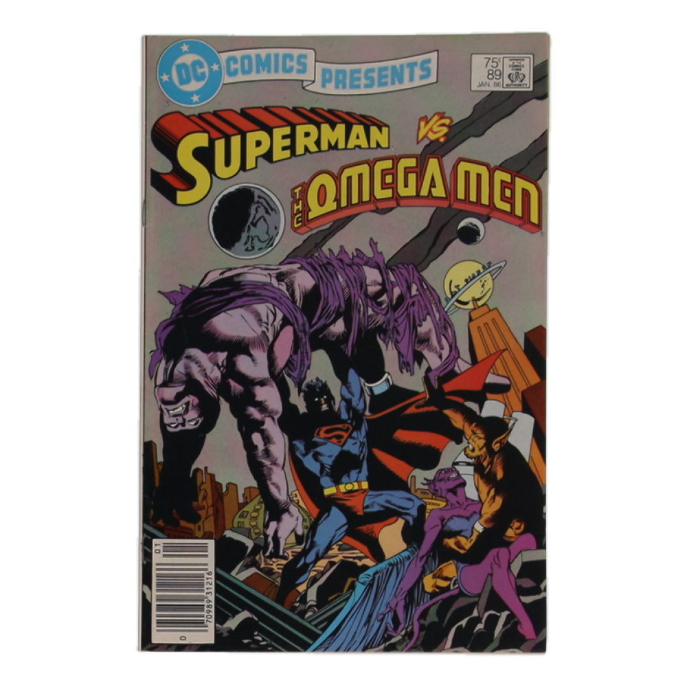 1985 "DC Comics Presents: Superman vs. The Omega Men" #89 DC Comic Book at PristineAuction.com