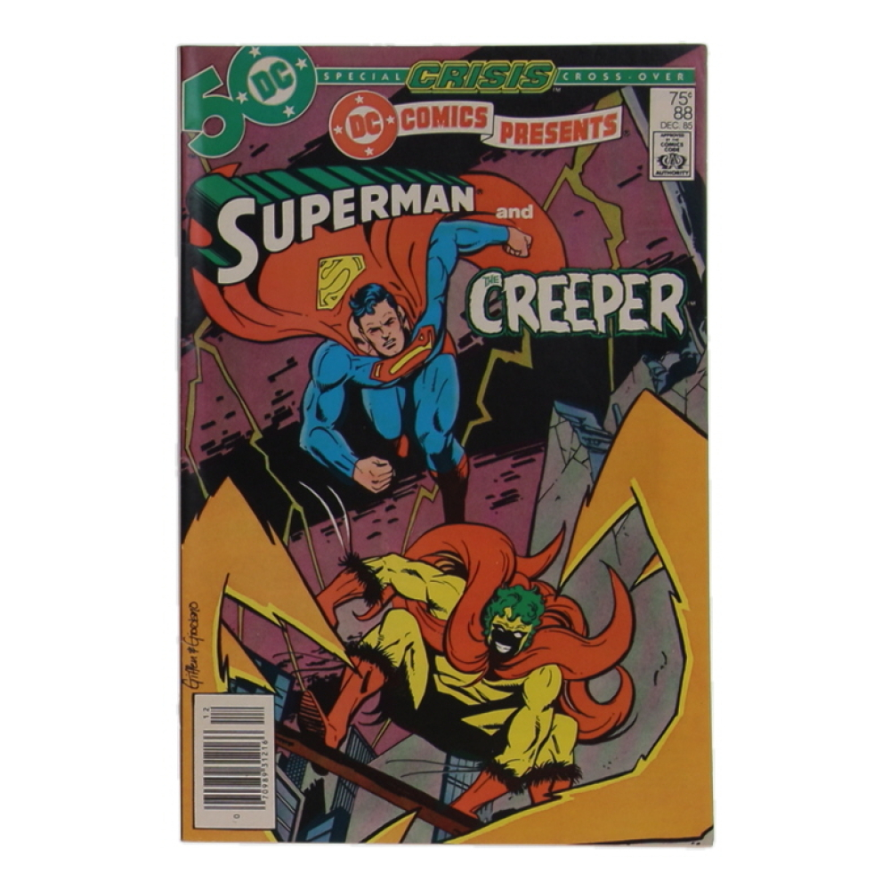 1985 "DC Comics Presents: Superman and the Creeper" #88 DC Comic Book at PristineAuction.com