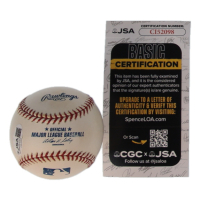 Jarren Duran Signed OML Baseball (JSA) at PristineAuction.com