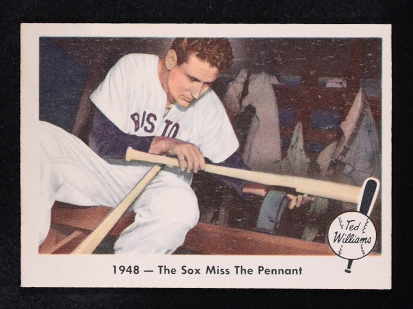 Ted Williams 1959 Fleer Ted Williams / Sox Miss Pennant #35 at PristineAuction.com Ted Williams 1959 Fleer Ted Williams / Sox Miss Pennant #35 at PristineAuction.com