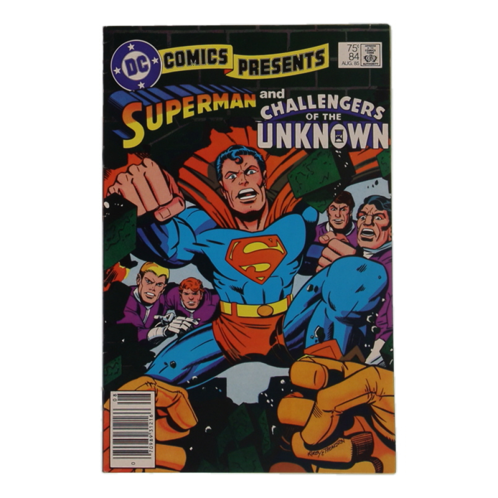 1985 "DC Comics Presents: Superman and Challengers of the Unknown" #84 DC Comic Book at PristineAuction.com
