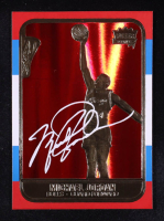 Michael Jordan 1997 Fleer Premier Signature Series Red Holo Refractor 23Kt Gold Card at PristineAuction.com