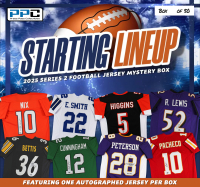 Press Pass Collectibles 2025 Starting Lineup Football Jersey Mystery Box &ndash; Series 2 (Limited to 50) at PristineAuction.com