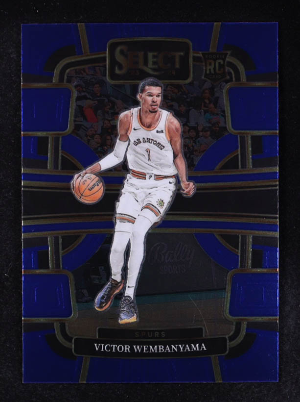 Victor Wembanyama 2023-24 Select Blue #87 RC at PristineAuction.com Victor Wembanyama 2023-24 Select Blue #87 RC at PristineAuction.com