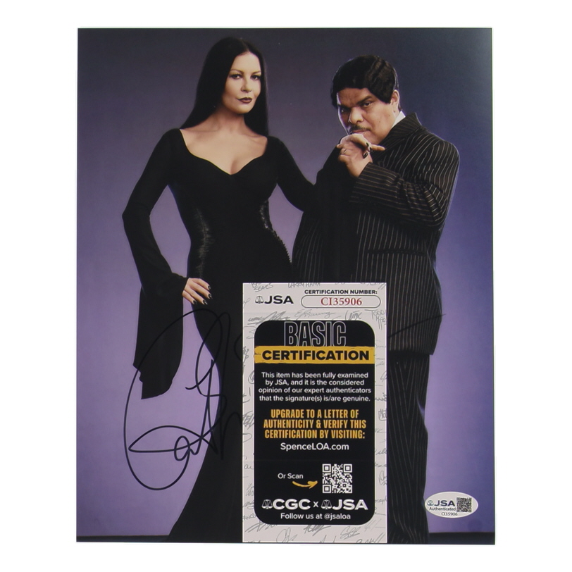 Catherine Zeta-Jones Signed "Wednesday" 8x10 Photo (JSA) at PristineAuction.com Catherine Zeta-Jones Signed "Wednesday" 8x10 Photo (JSA) at PristineAuction.com