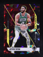 Jayson Tatum 2023-24 Panini Phoenix Fade To Black Phoenix Maroon Ice #10 #100/275 at PristineAuction.com