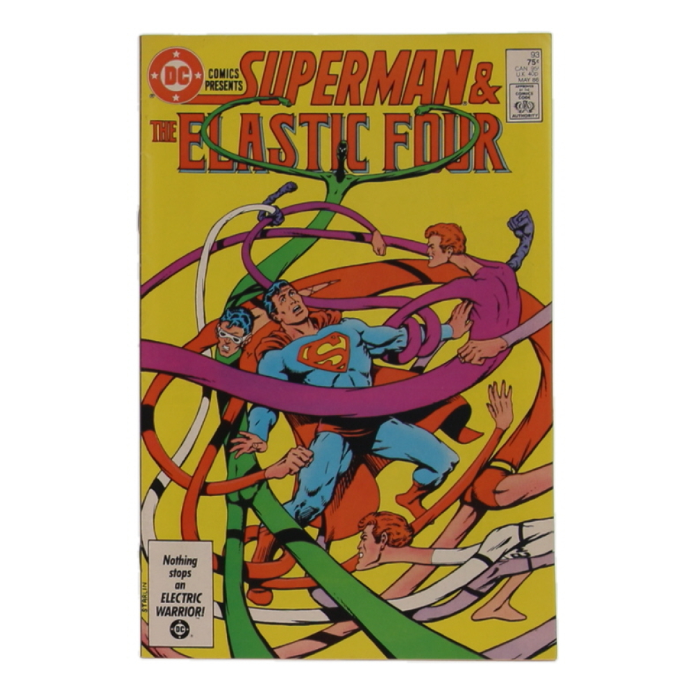 1986 "DC Comics Presents: Superman and the Elastic Four" #93 DC Comic Book at PristineAuction.com