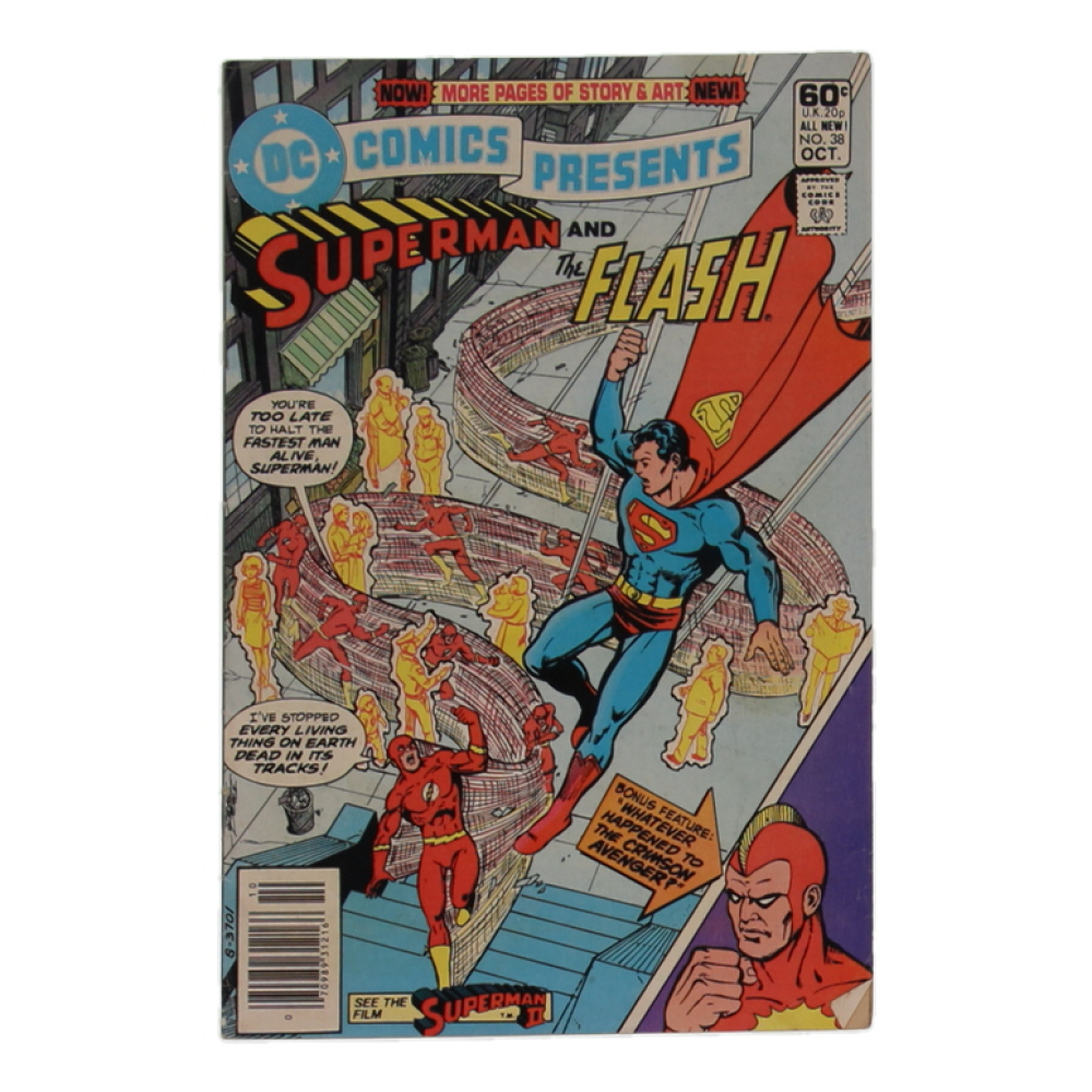 1981 "DC Comics Presents: Superman and the Flash" #38 DC Comic Book at PristineAuction.com