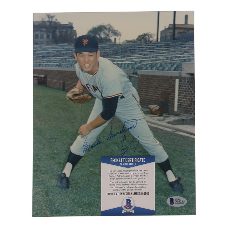 Masanori Murakami Twice-Signed Giants 8x10 Photo (Beckett) at PristineAuction.com Masanori Murakami Twice-Signed Giants 8x10 Photo (Beckett) at PristineAuction.com