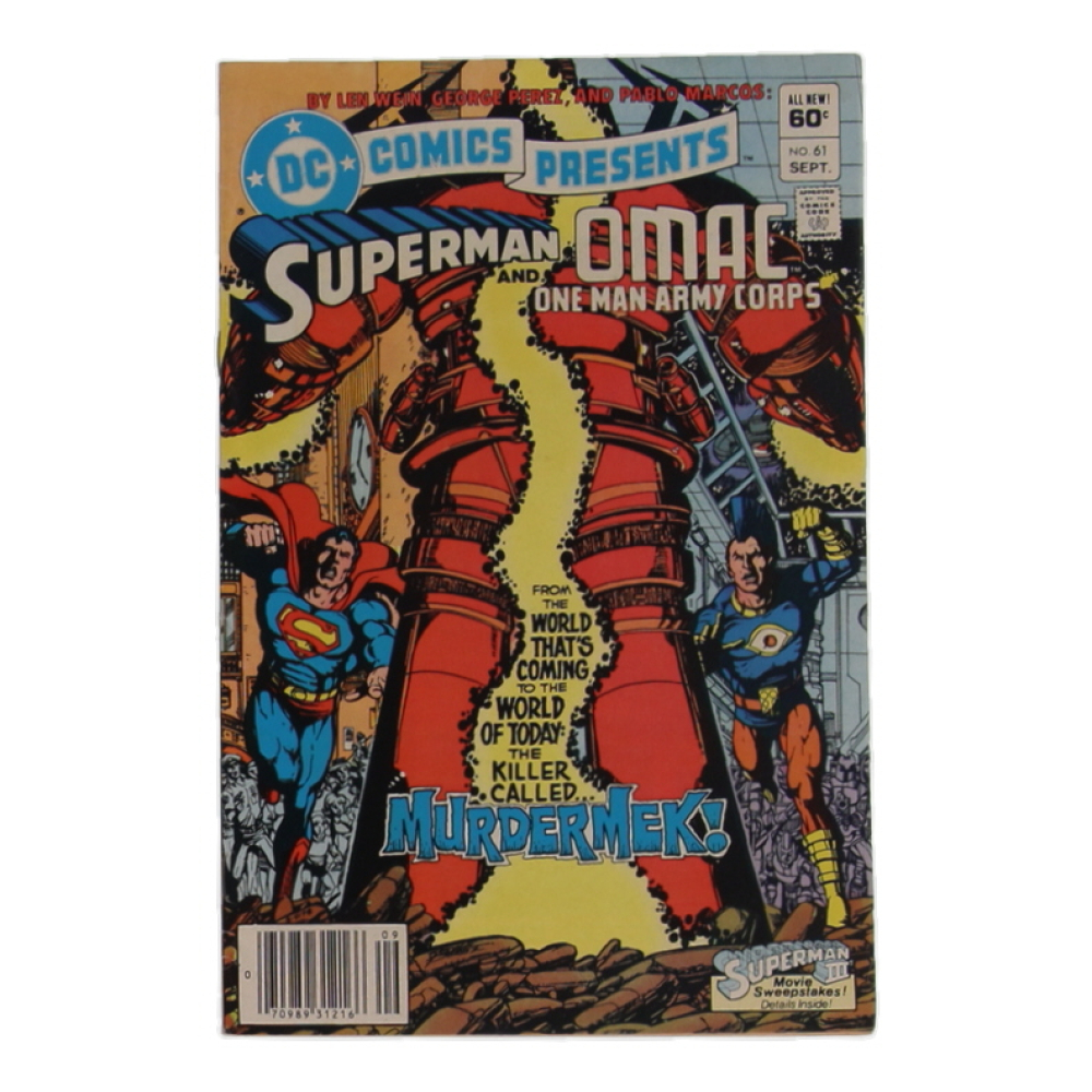 1983 "DC Comics Presents: Superman and OMAC" #61 DC Comic Book at PristineAuction.com