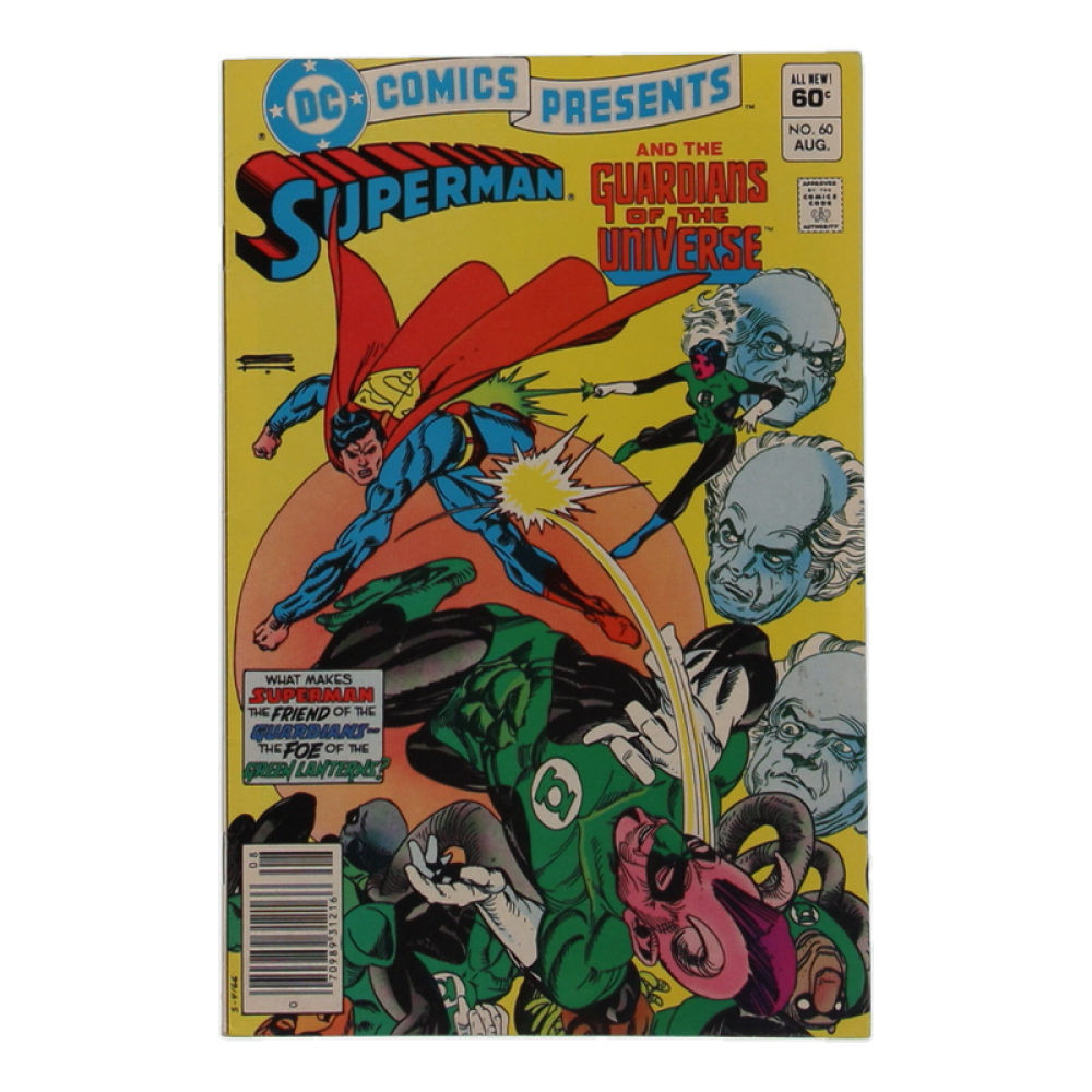 1983 "DC Comics Presents: Superman and the Guardians of the Universe" #60 DC Comic Book at PristineAuction.com