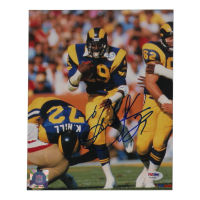 Eric Dickerson Signed Rams 8x10 Photo (PSA) at PristineAuction.com