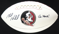 Mike Norvell Signed Florida State Seminoles Logo White Panel Football Inscribed "Go Noles!" (JSA) at PristineAuction.com