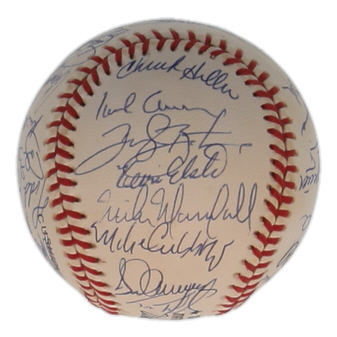 1980 Mets ONL Baseball Signed By (30) with Darryl Strawberry, Doc Gooden, Howard Johnson, David Cone (SportsCards.com) at PristineAuction.com 1980 Mets ONL Baseball Signed By (30) with Darryl Strawberry, Doc Gooden, Howard Johnson, David Cone (SportsCards.com) at PristineAuction.com