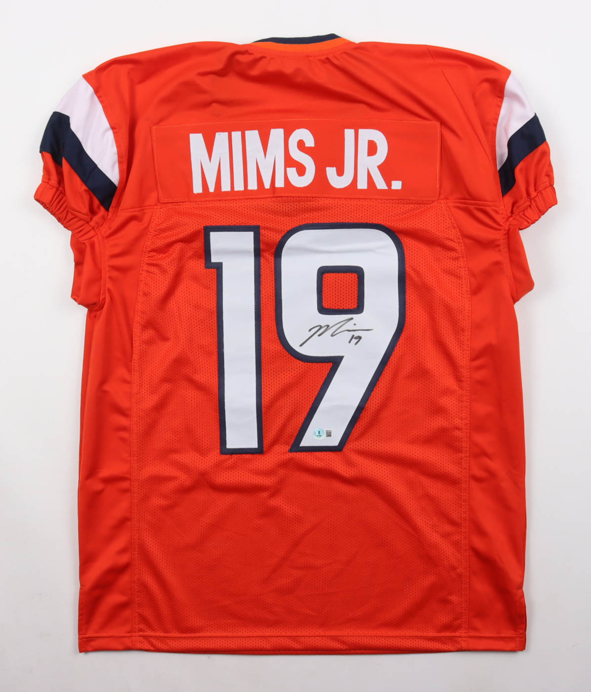 Marvin Mims Jr. Signed Jersey (Beckett) at PristineAuction.com Marvin Mims Jr. Signed Jersey (Beckett) at PristineAuction.com