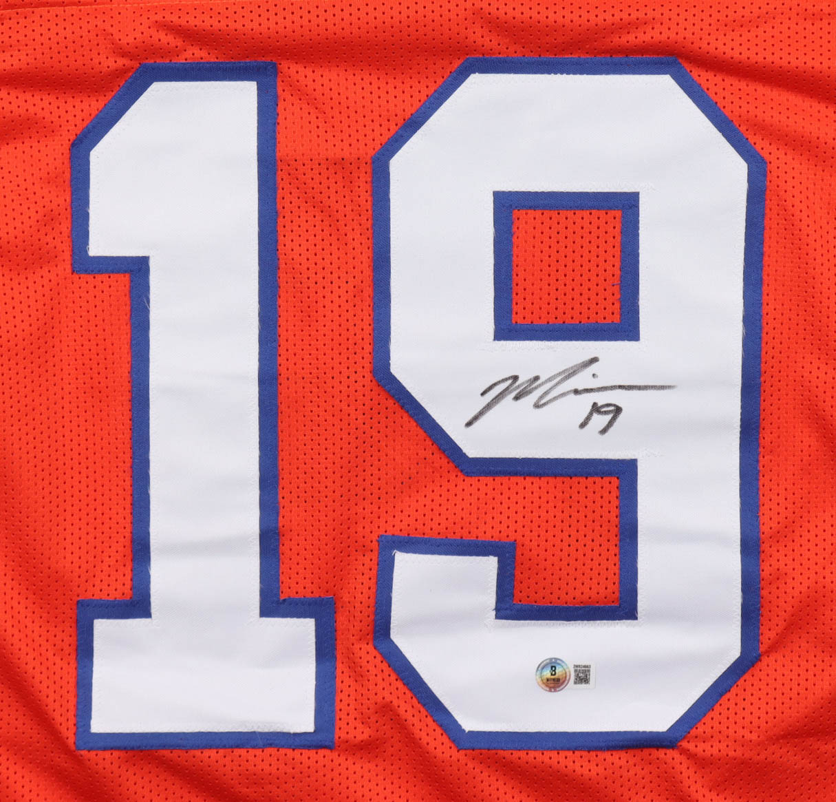 Marvin Mims Jr. Signed Jersey (Beckett) at PristineAuction.com Marvin Mims Jr. Signed Jersey (Beckett) at PristineAuction.com