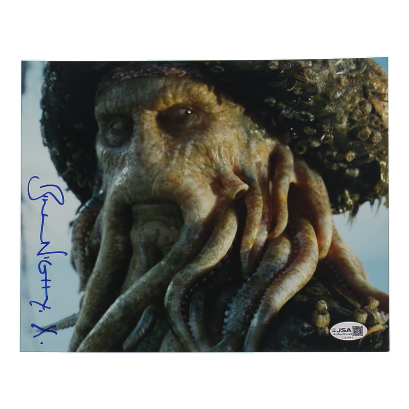 Bill Nighy Signed "Pirates of the Caribbean: Dead's Chest" 8x10 Photo (JSA) at PristineAuction.com Bill Nighy Signed "Pirates of the Caribbean: Dead's Chest" 8x10 Photo (JSA) at PristineAuction.com