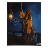 Johnny Depp Signed "Pirates of the Carribbean" 8x10 Photo (Beckett) at PristineAuction.com