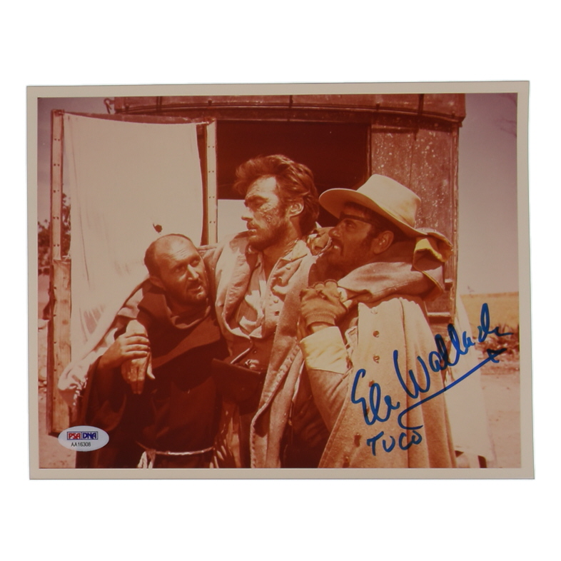 Eli Wallach Signed "The Good, the Bad and the Ugly" 8x10 Photo (PSA) at PristineAuction.com Eli Wallach Signed "The Good, the Bad and the Ugly" 8x10 Photo (PSA) at PristineAuction.com