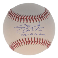 Shane Bieber Signed OML Baseball Inscribed "2020 AL Cy Young" (TriStar) at PristineAuction.com