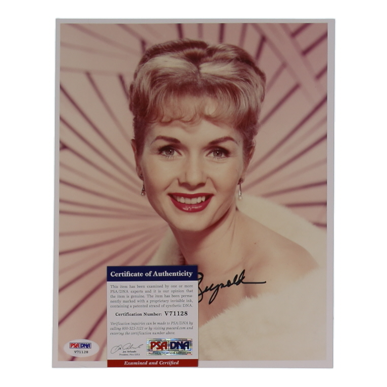 Debbie Reynolds Signed 8x10 Photo (PSA) at PristineAuction.com Debbie Reynolds Signed 8x10 Photo (PSA) at PristineAuction.com