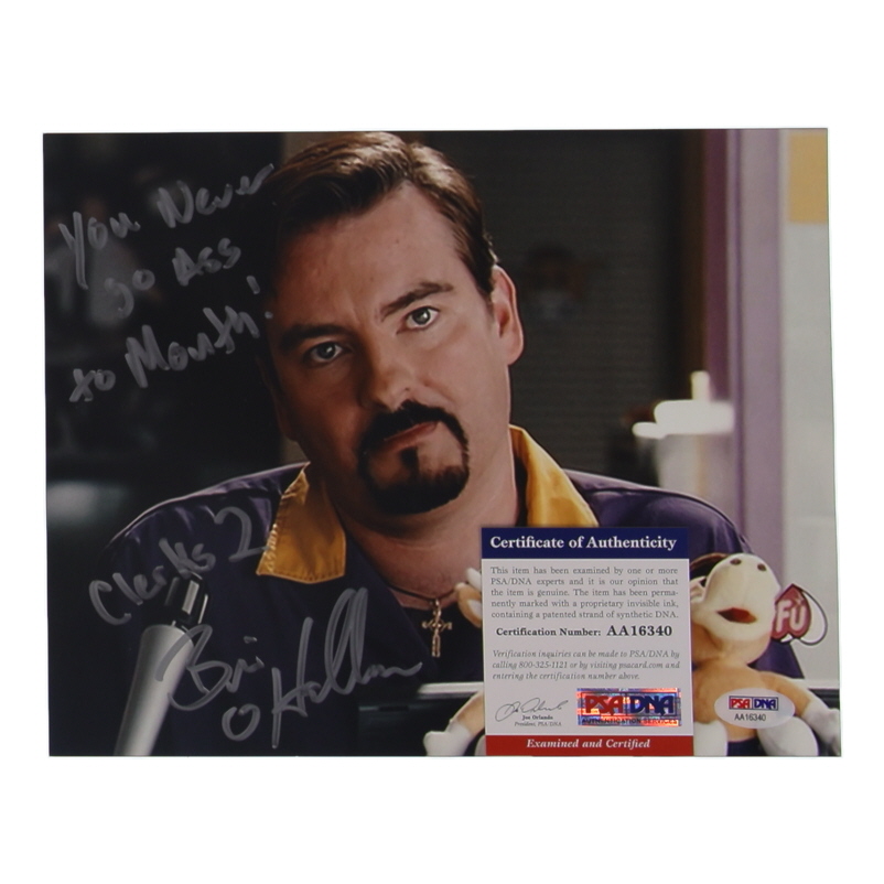 Brian O'Halloran Signed "Clerks II" 8x10 Photo Inscribed "Clerks 2" & "You Never Go A** To Mouth!" (PSA) at PristineAuction.com Brian O'Halloran Signed "Clerks II" 8x10 Photo Inscribed "Clerks 2" & "You Never Go A** To Mouth!" (PSA) at PristineAuction.com
