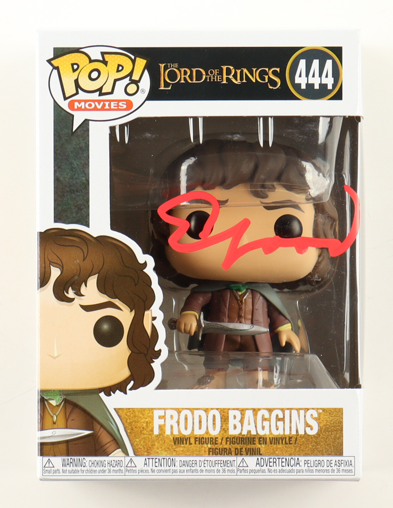 Elijah Wood Signed "The Lord of the Rings" #444 Frodo Baggins Funko Pop! Vinyl Figure (PA) at PristineAuction.com Elijah Wood Signed "The Lord of the Rings" #444 Frodo Baggins Funko Pop! Vinyl Figure (PA) at PristineAuction.com