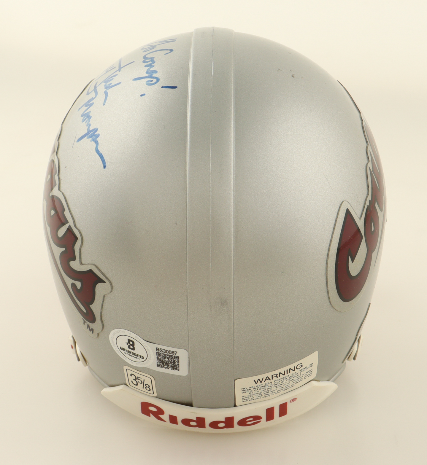 Jack Thompson Signed Washington State Cougars Mini Helmet Inscribed "Go Cougs!" (Beckett) at PristineAuction.com Jack Thompson Signed Washington State Cougars Mini Helmet Inscribed "Go Cougs!" (Beckett) at PristineAuction.com