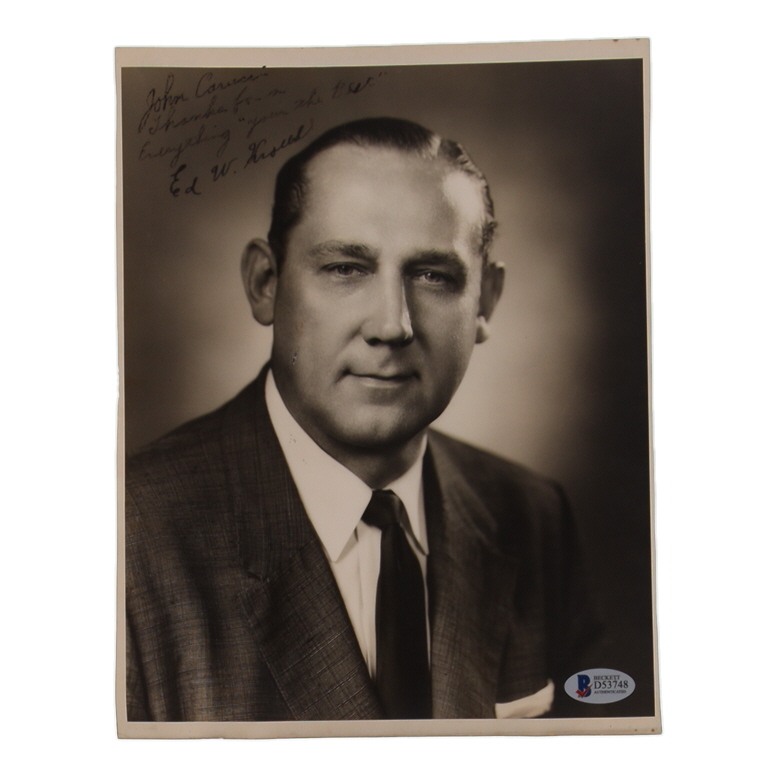 Edward W. Krause Signed 8x10 Photo Inscribed "Thanks For Everything" & "You're The Best" (Beckett) at PristineAuction.com Edward W. Krause Signed 8x10 Photo Inscribed "Thanks For Everything" & "You're The Best" (Beckett) at PristineAuction.com