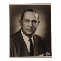 Edward W. Krause Signed 8x10 Photo Inscribed "Thanks For Everything" & "You're The Best" (Beckett) at PristineAuction.com