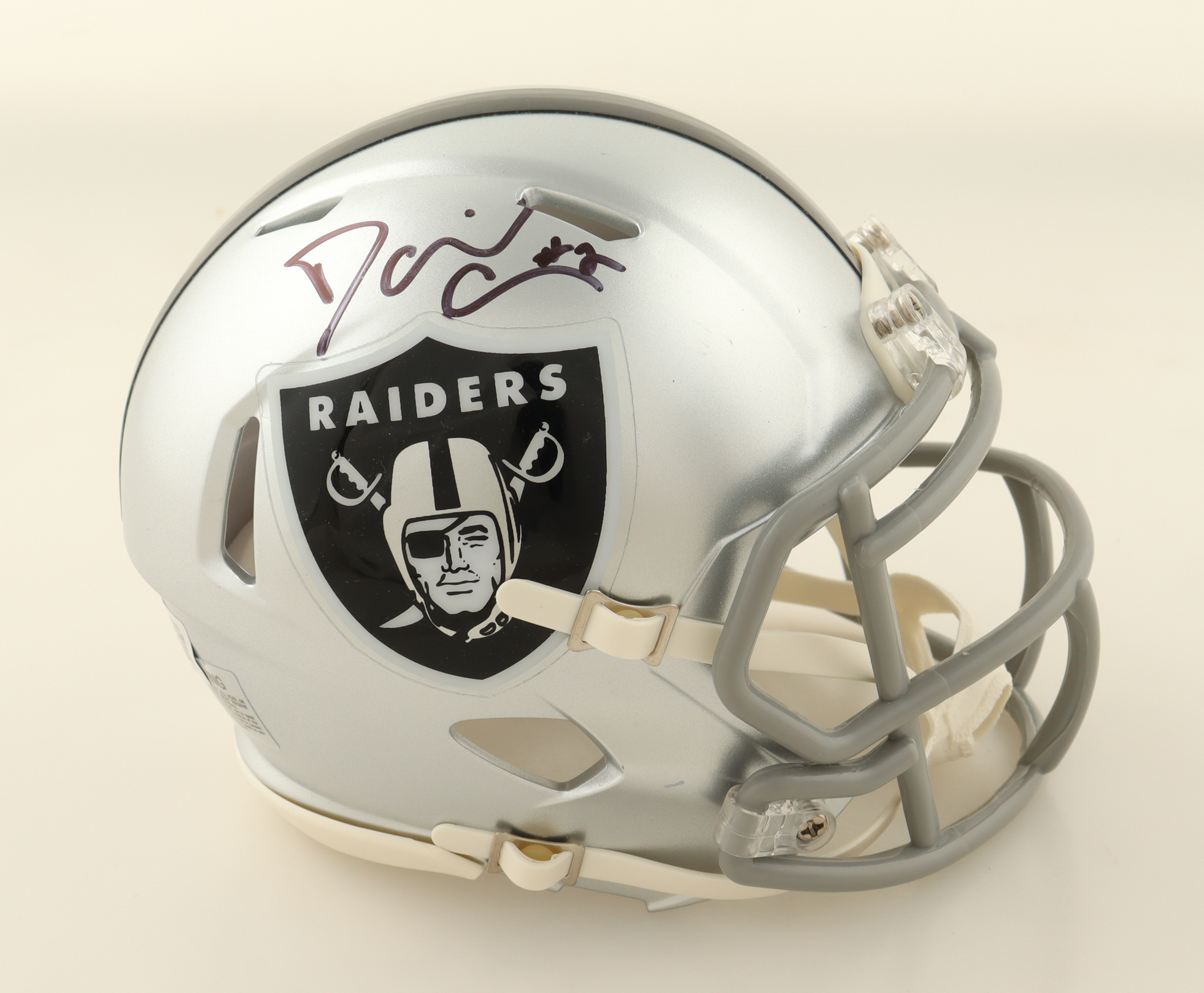 Daniel Carlson Signed Raiders Speed Mini Helmet (Beckett) at PristineAuction.com Daniel Carlson Signed Raiders Speed Mini Helmet (Beckett) at PristineAuction.com