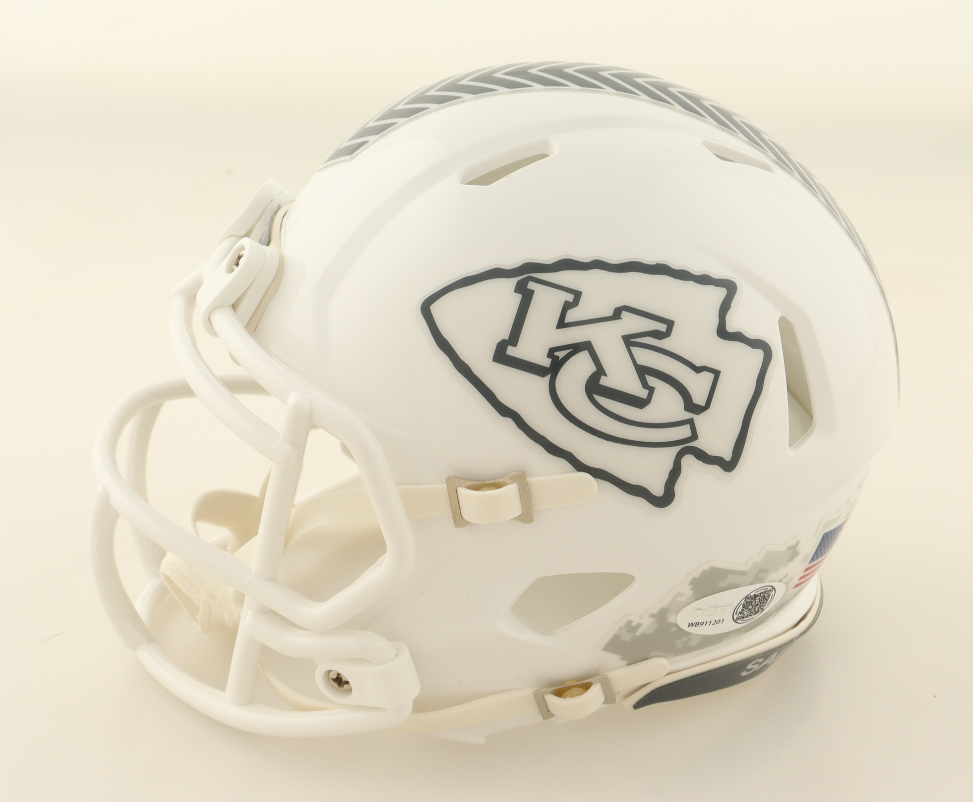 Jalen Royals Signed Chiefs Salute to Service Alternate Speed Mini Helmet (JSA) at PristineAuction.com Jalen Royals Signed Chiefs Salute to Service Alternate Speed Mini Helmet (JSA) at PristineAuction.com