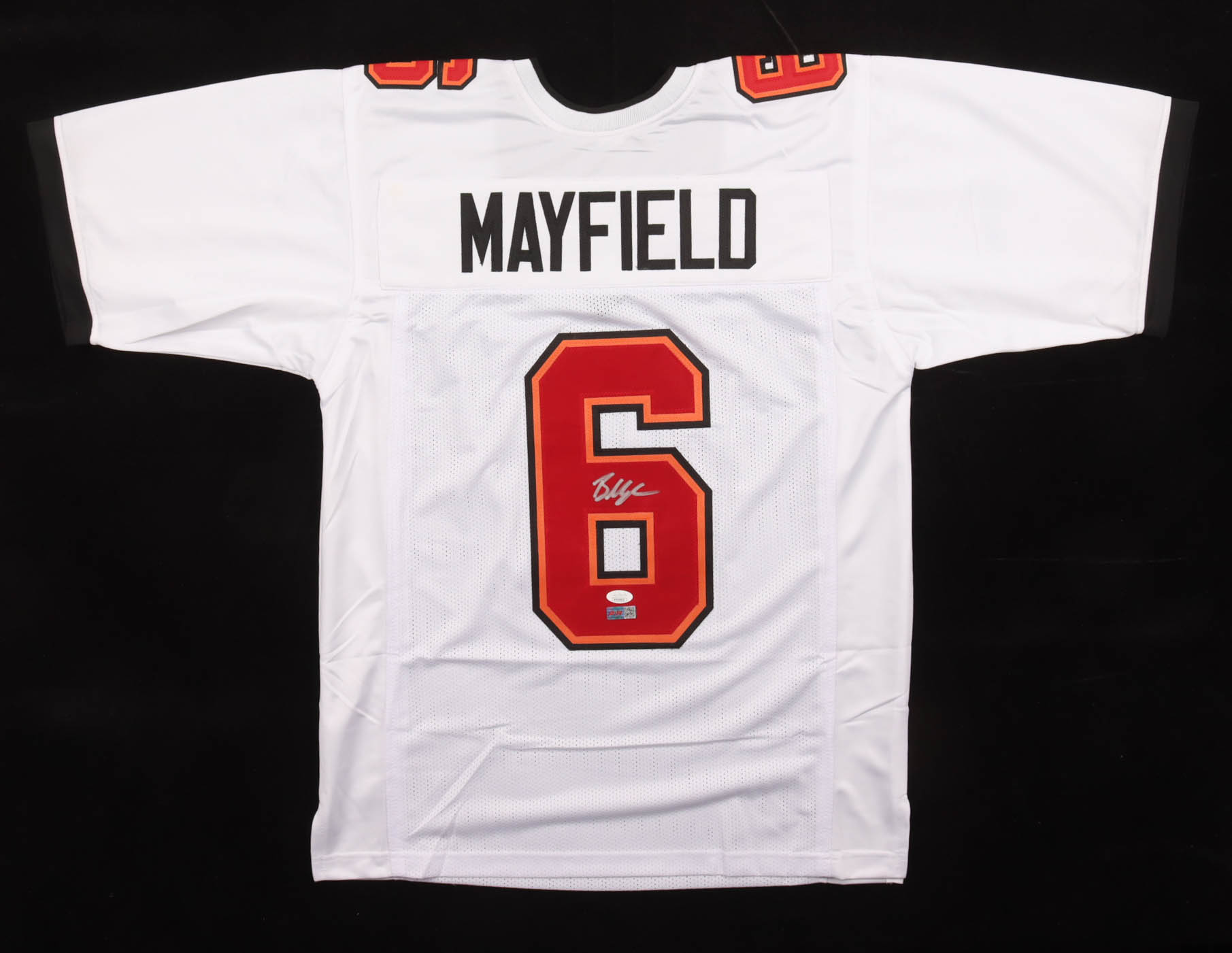 Baker Mayfield Signed Jersey (JSA) at PristineAuction.com Baker Mayfield Signed Jersey (JSA) at PristineAuction.com