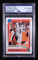 Ja'Marr Chase Signed 2021 Donruss RR #262 RC (PSA) at PristineAuction.com