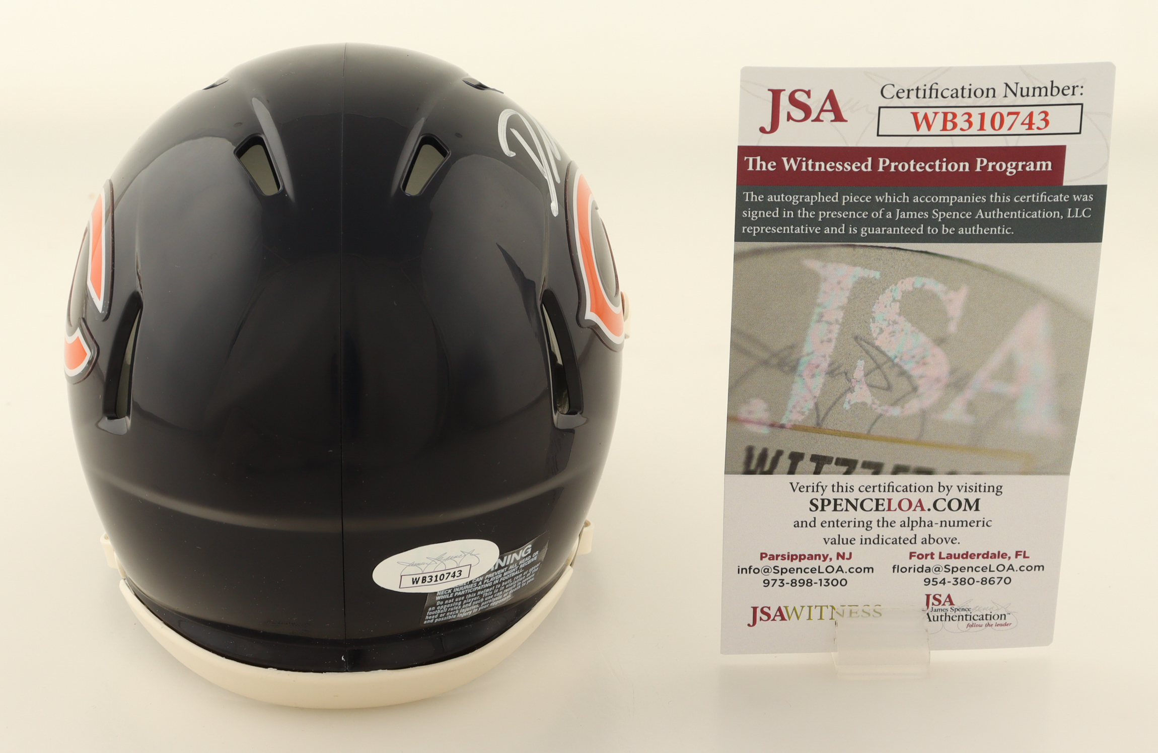 D'Andre Swift Signed Bears Speed Mini Helmet (JSA) at PristineAuction.com D'Andre Swift Signed Bears Speed Mini Helmet (JSA) at PristineAuction.com